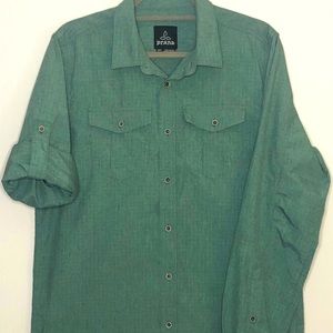 Prana men’s button up shirt